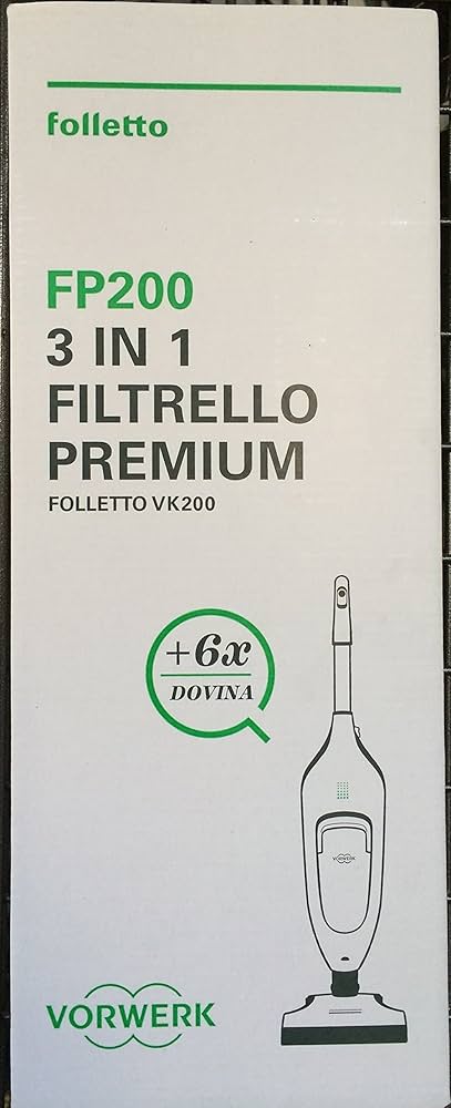 Sacchetti Originali Per Vk 200 Vk 220/220s con Dovina