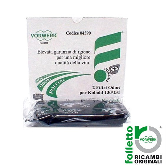 CONFEZIONE 2PZ FILTRI ODORI PER K130-131 FOLLETTO ORIGINALE