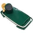 Bocchettone sacco adattabile modello Folletto VK120 in green, designed for efficient vacuum cleaner compatibility.