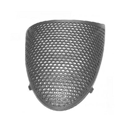 Griglia grigia per scocca anteriore adattabile folletto VK150, design a nido d'ape per ventilazione ottimale e stile moderno.