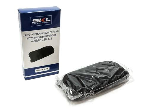 Filtro odori carboni per Kobold Folletto VK130 VK131, filtro aspirapolvere efficiente, confezione SKL, nero.