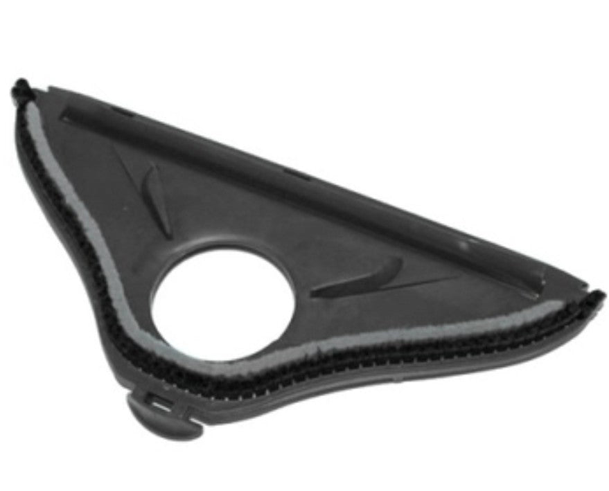 Sottospazzola nera con setole adattabile Folletto Vorwerk VK150, ideale per pulizia efficiente e compatibilità perfetta.
