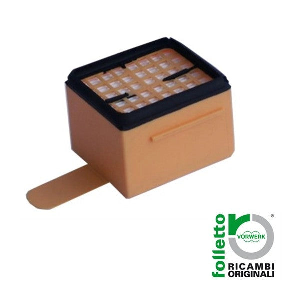 MICROFILTRO IGIENICO HEPA PER VK135, high-efficiency filter, enhances air quality, compatible with Folletto vacuum models.