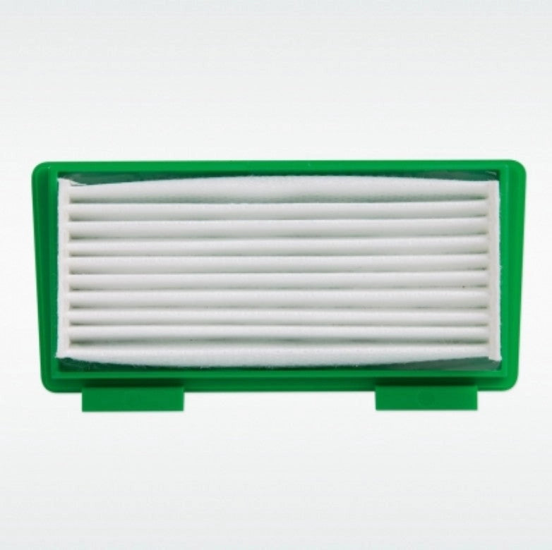 UNITA' FILTRO HEPA per Folletto Robot VR100, efficiente filtro verde per aspirapolvere, riduce allergeni e polvere.