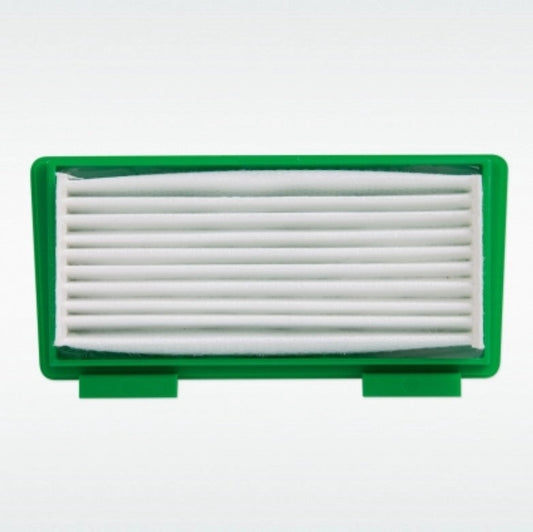 UNITA' FILTRO HEPA per Folletto Robot VR100, efficiente filtro verde per aspirapolvere, riduce allergeni e polvere.
