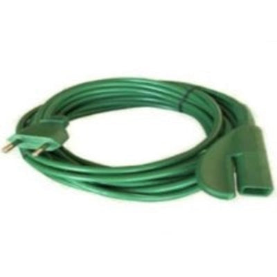 CAVO ALIMENTAZIONE COMPATIBILE PER FOLLETTO VK135-VK136, 10MT green power cable, ideal for vacuum cleaner connectivity.