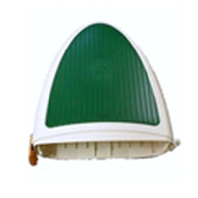 Scocca Unità filtro porta sacco per modello Folletto VK130 VK131 in plastica bianca e verde, design compatto e resistente.