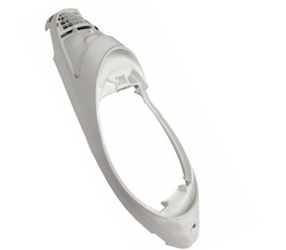 SCOCCA GUSCIO ANTERIORE for Vorwerk Folletto VK150, durable and compatible front casing, sleek white design.