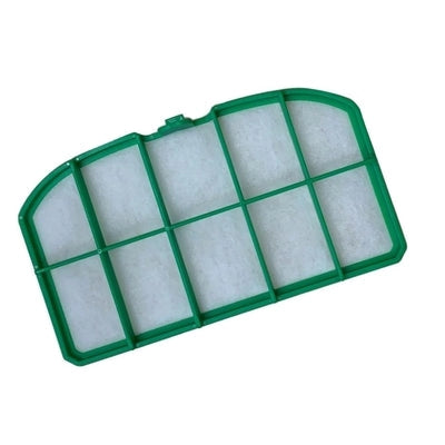 GRIGLIA PROTEZIONE MOTORE PER FOLLETTO VK200, durable green filter grid, enhances vacuum efficiency and motor protection.