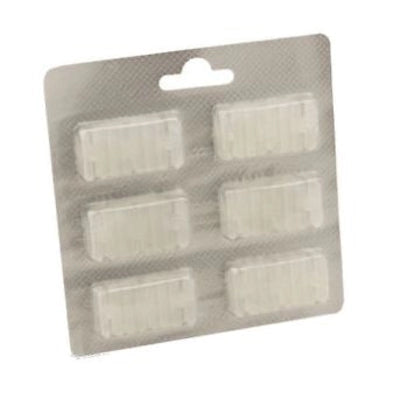 PROFUMINI air freshener for Folletto Kobold VK135-VK200, six-pack, enhances cleaning with long-lasting fragrance.