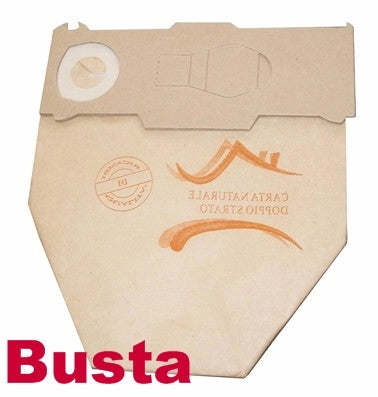 SACCHETTI COMPATIBILI IN BUSTA per Folletto Vorwerk VK130 VK131, design robusto in carta naturale per aspirapolvere effici...