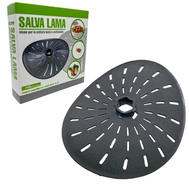 SALVA COPRI LAMA BIMBY VORWERK for TM31 TM5 TM6, durable blade cover, essential ricamby bimby accessory for safety.
